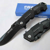 Pocket Knife Blade Blacken Aluminum Handle